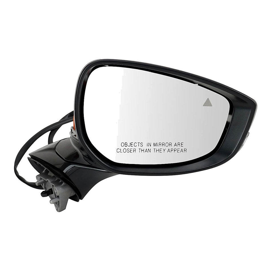 2019-2025 Mazda 3 Door Mirror Passenger Side Power Ptm With Blind Spot/Signal Without Memory Hb Model_MA1321239