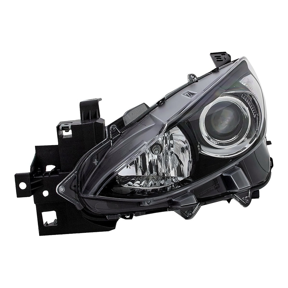 2014-2016 Mazda 3 Headlight Driver Side Halogen – Side View (MA2502144)