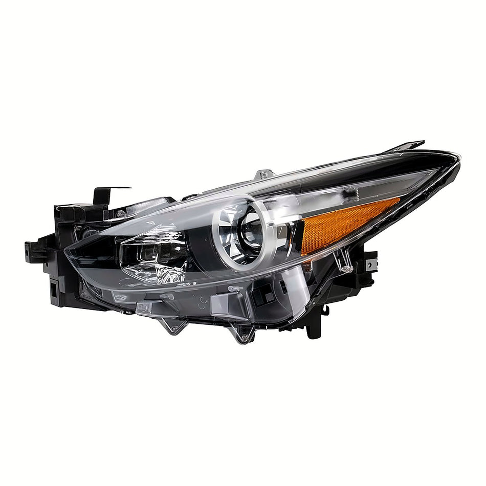 2017-2018 Mazda 3 Headlight Driver Side Halogen Japan Built – Side View (MA2502149)