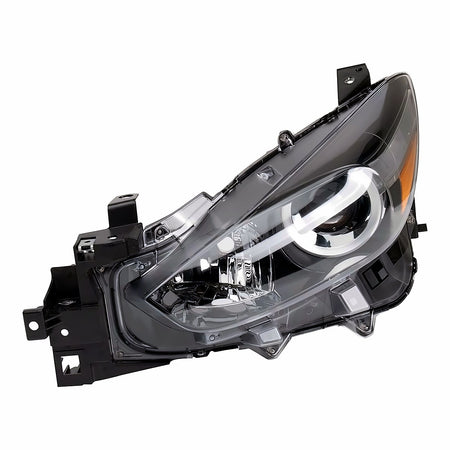 2017-2018 Mazda 3 Headlight Driver Side Halogen Japan Built – Angle View (MA2502149)