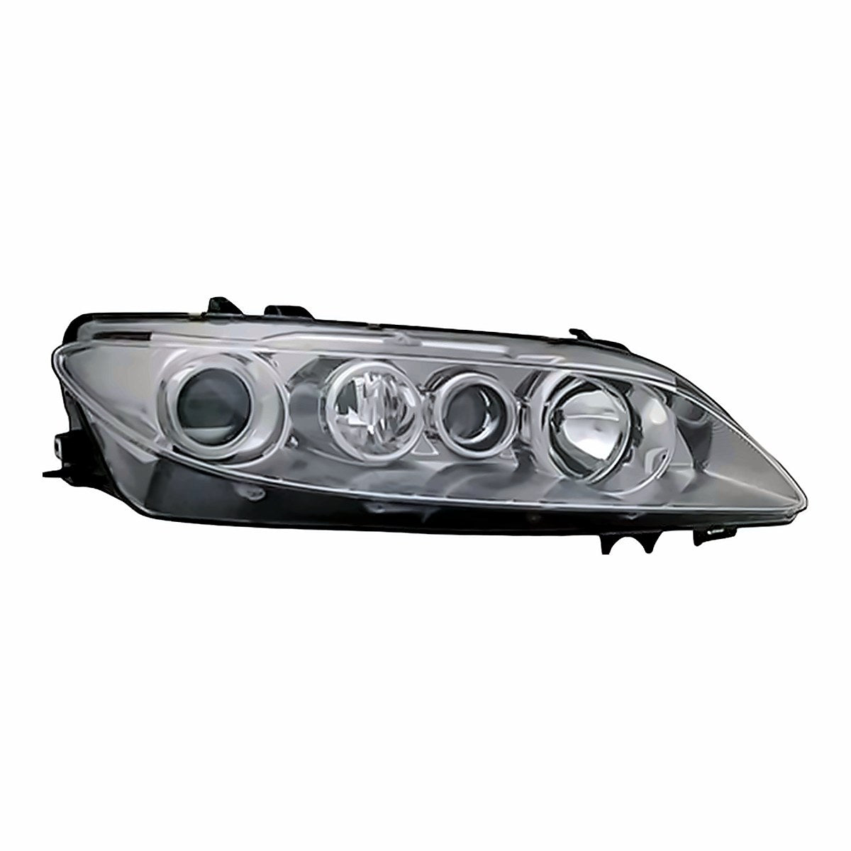 2003-2005 Mazda 6 Headlight Passenger Side With Fog Light Std Halogen – Front View (MA2503129)