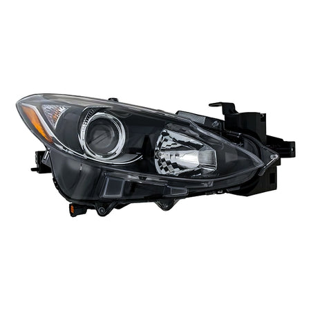 2014-2016 Mazda 3 Headlight Passenger Side Halogen – Side View (MA2503144)