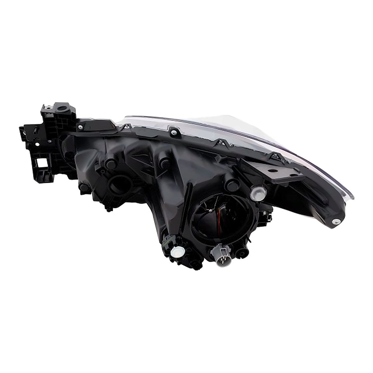 2014-2016 Mazda 3 Headlight Passenger Side Hid Without Auto Level Sdn/Hb Lens And Housing Only – Close-Up View (MA2503145)