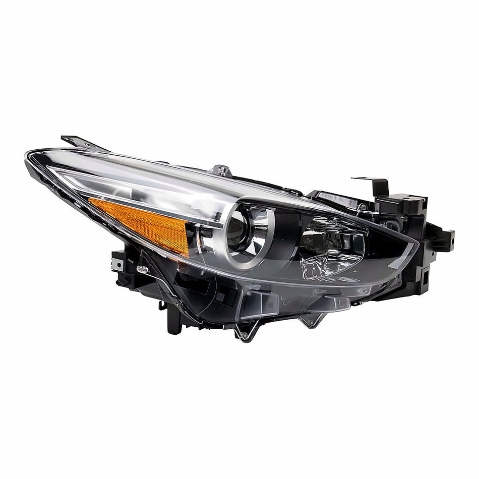 2017-2018 Mazda Mazda 3 Sport Headlight Passenger Side - side angle, Part MA2503149