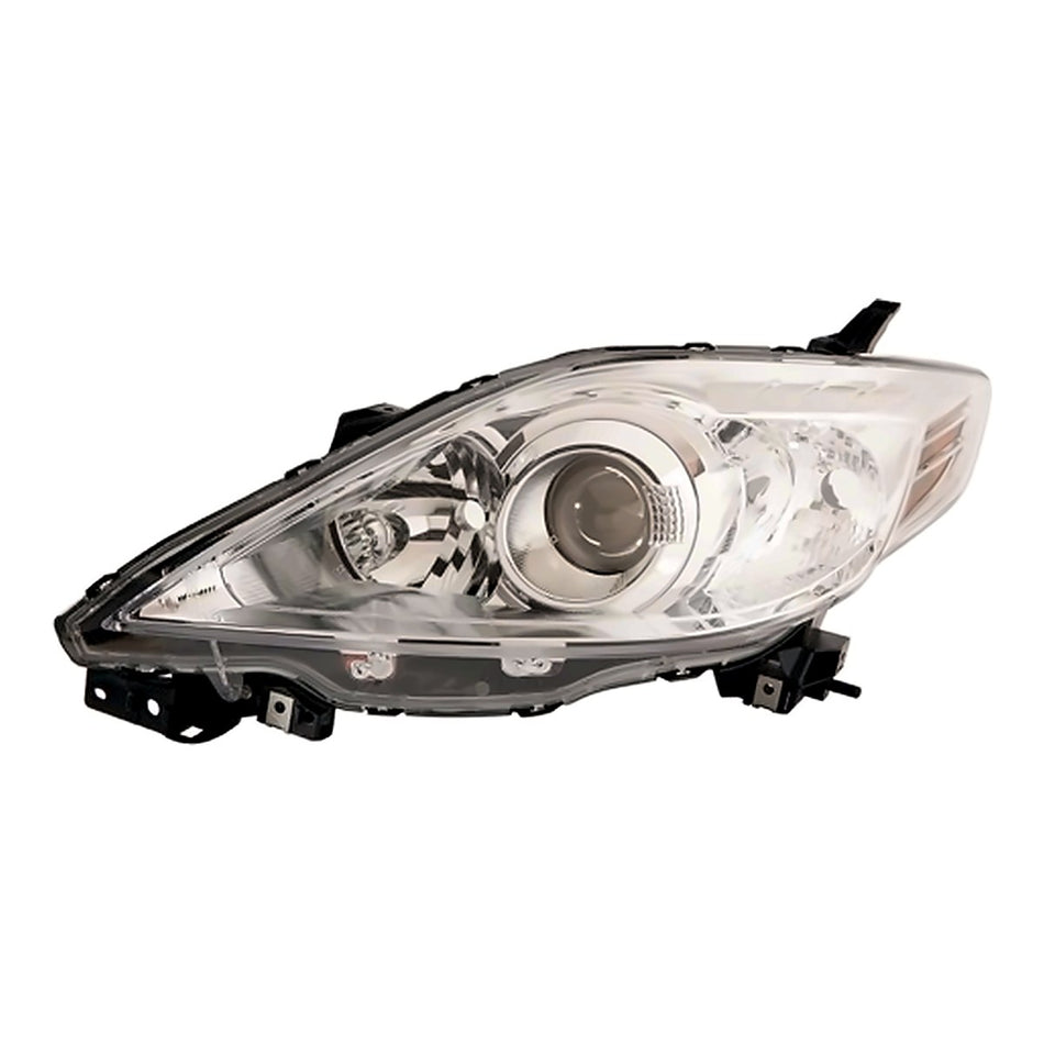 2008-2010 Mazda 5 Headlight Driver Side Halogen With Chrome Bezel – Front View (MA2518124)