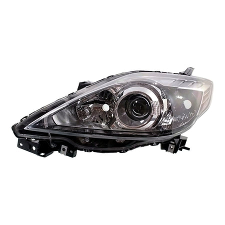 2008-2009 Mazda 5 Headlight Driver Side Halogen Black Bezel – Front View (MA2518128)