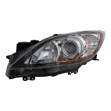 2010-2013 Mazda 3 Headlight Driver Side Halogen Without Sky Activ Pkg – Side View (MA2518130)