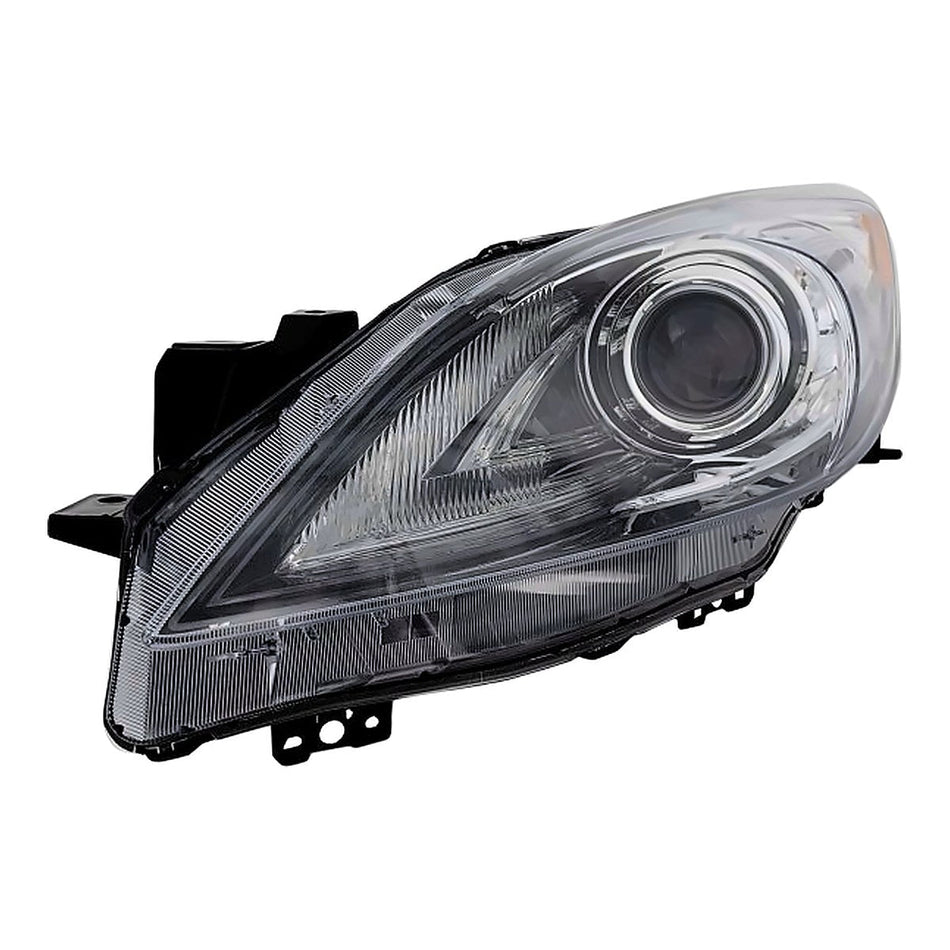 2010-2013 Mazda Mazda 3 Sport Headlight Driver Side - side angle, Part MA2518149