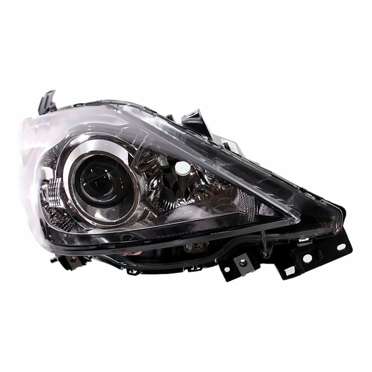 2008-2009 Mazda 5 Headlight Passenger Side Halogen Black Bezel – Side View (MA2519128)