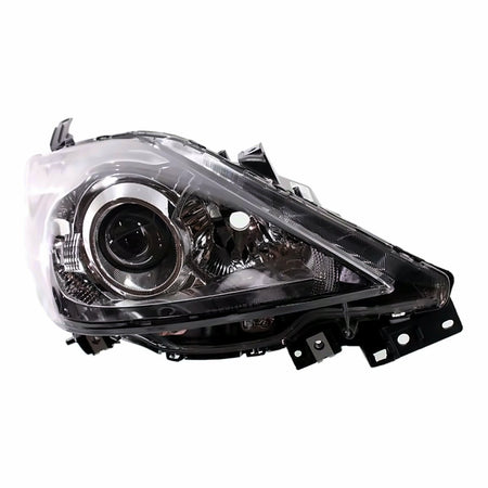 2008-2009 Mazda 5 Headlight Passenger Side Halogen Black Bezel – Side View (MA2519128)