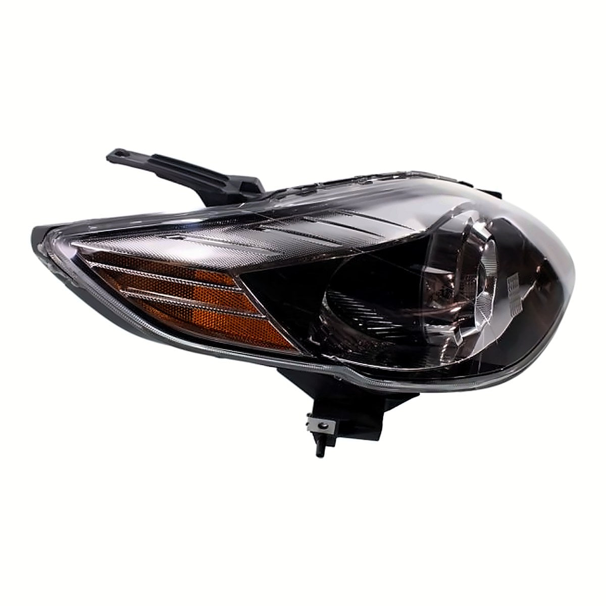 2008-2009 Mazda 5 Headlight Passenger Side Halogen Black Bezel – Angle View (MA2519128)