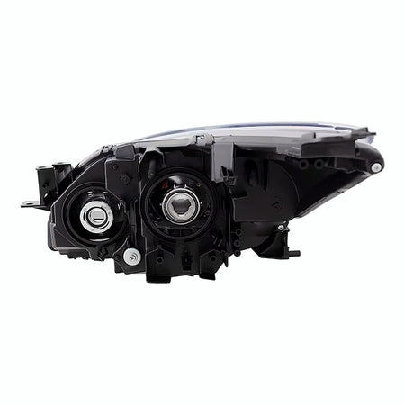 2012-2013 Mazda 3 Headlight Passenger Side Halogen (6 Speed With Blue Projector Bezel) – Back View (MA2519143)