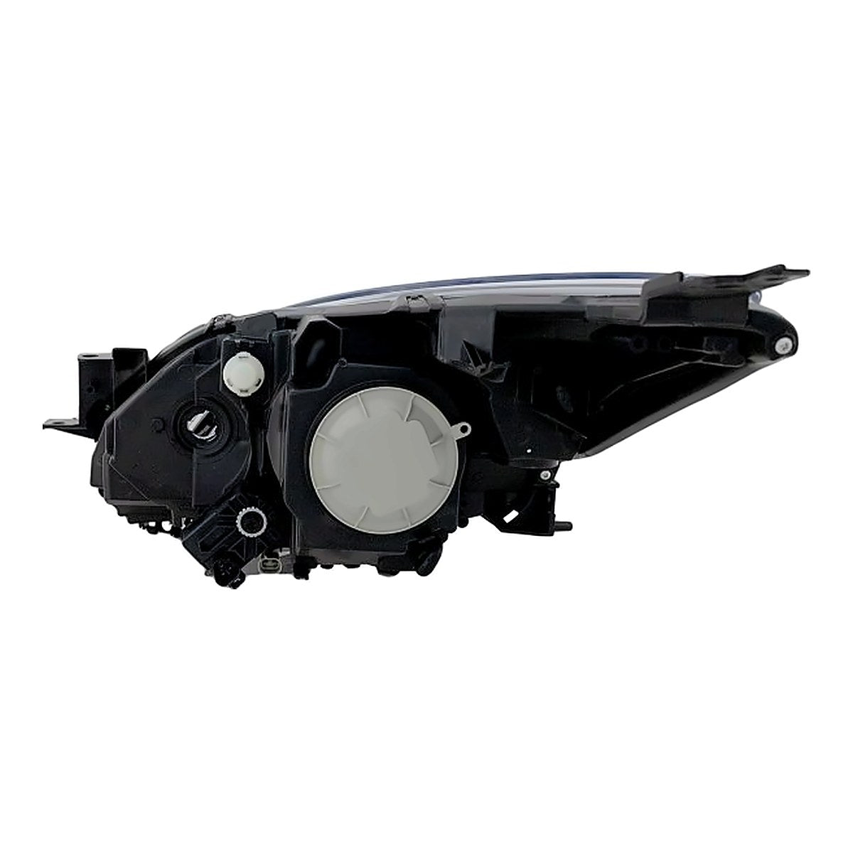 2010-2013 Mazda 3 Headlight Passenger Side Hid Without Auto Level Control With Drl – Back View (MA2519149)