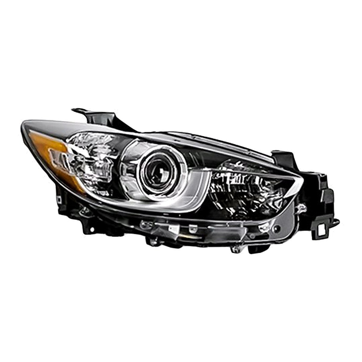 2013-2015 Mazda Cx5 Headlight Passenger Side Hid Chrome Bezel With Black Trim – MA2519151