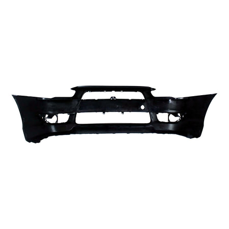 2008-2015 Mitsubishi Lancer Bumper Front Primed With Spoiler Hole (Gts/Se Models)_MI1000319-4