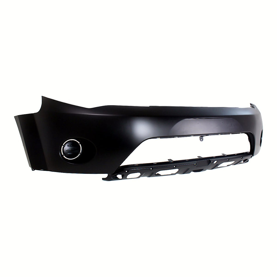 2007-2009 Mitsubishi Outlander Bumper Front Primed With Fog Light Hole_MI1000322-2