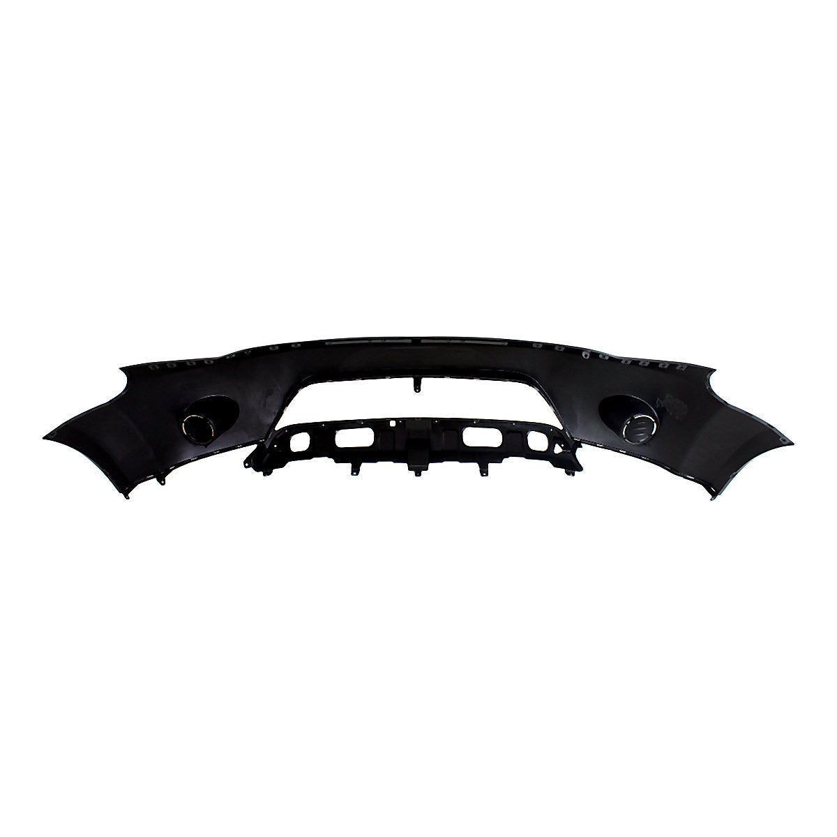 2007-2009 Mitsubishi Outlander Bumper Front Primed With Fog Light Hole_MI1000322-4
