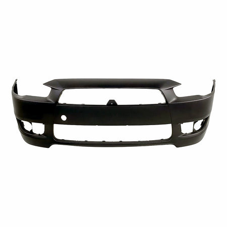 2008-2015 Mitsubishi Lancer Bumper Front Primed Without Spoiler Hole Exclude Gts Model_MI1000324