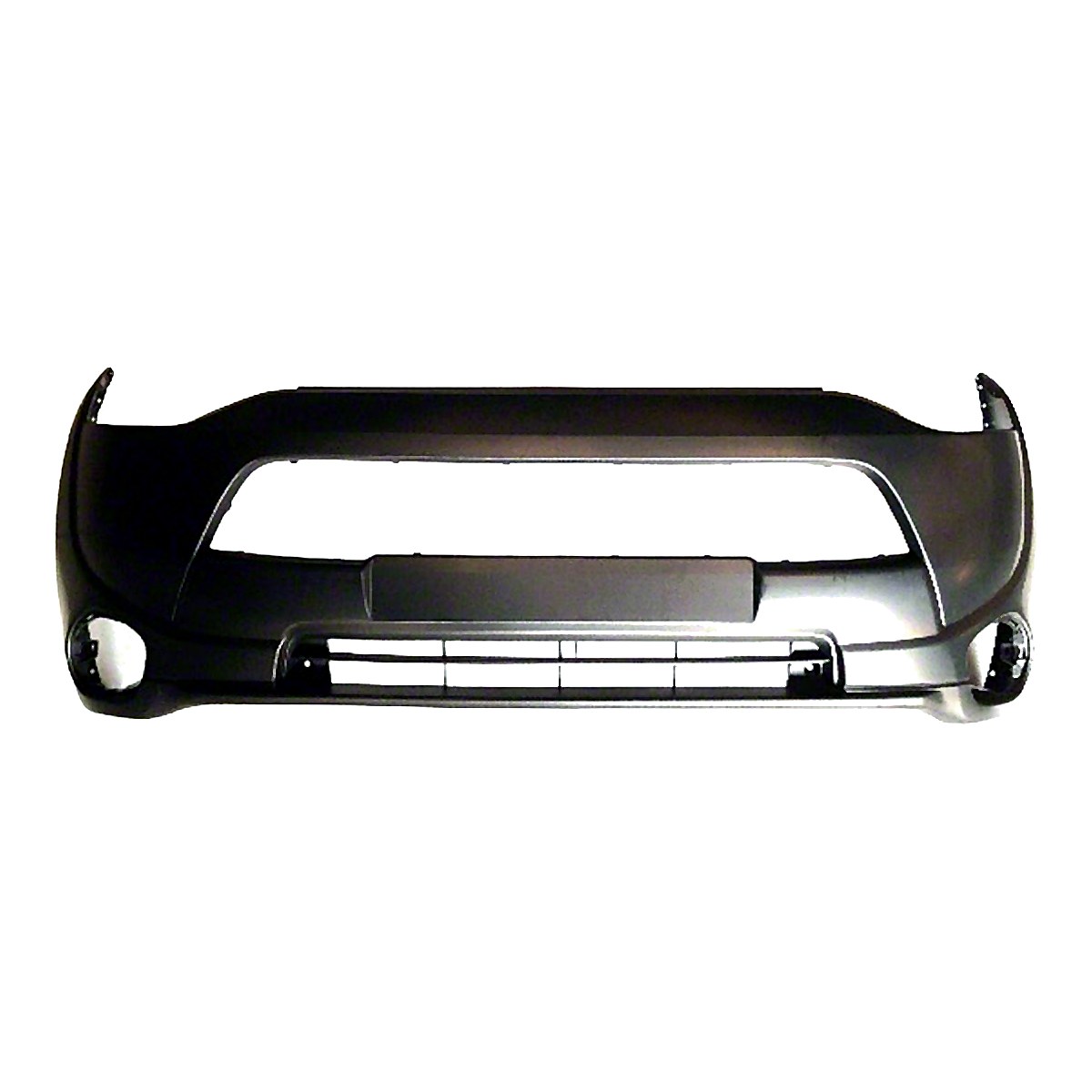 2014-2015 Mitsubishi Outlander Bumper Front Primed Without Wheel Lip Molding Hole Exclude Sport Model_MI1000336