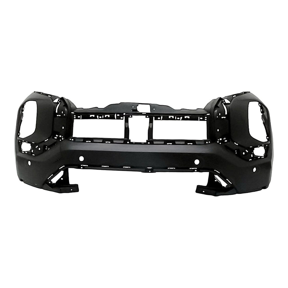 2022-2024 Mitsubishi Outlander Bumper Front Primed With 4 Park Assist Sensor Without Headlight Washer Holes – MI1000354