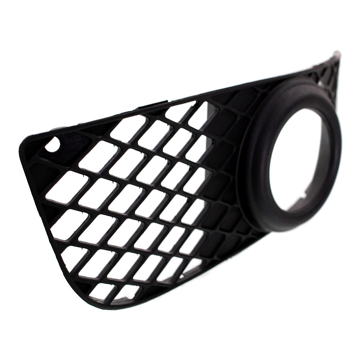 2008-2015 Mitsubishi Lancer Fog Light Cover Front Driver Side Matte-Black With Fog Light Hole (Bezel) – Back View (MI1038107)