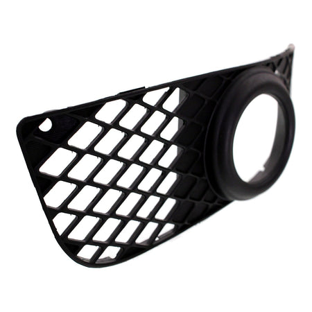 2008-2015 Mitsubishi Lancer Fog Light Cover Front Driver Side Matte-Black With Fog Light Hole (Bezel) – Back View (MI1038107)