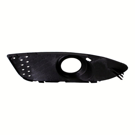 2008-2015 Mitsubishi Lancer Fog Light Cover Front Passenger Side Matte-Black With Fog Light Hole (Bezel) – Back View (MI1039107)