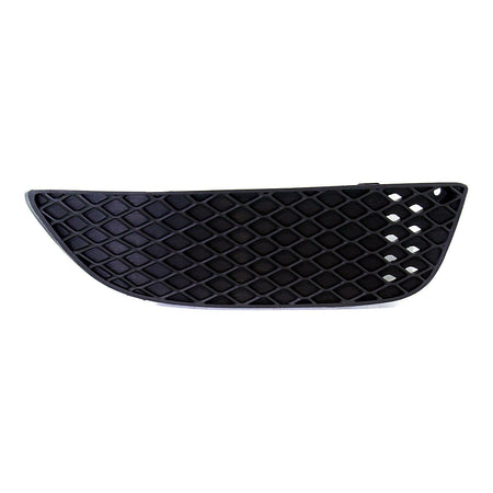 2008-2015 Mitsubishi Lancer Fog Light Cover Front Passenger Side Matte-Black Without Fog Light Hole – Front View (MI1039108)