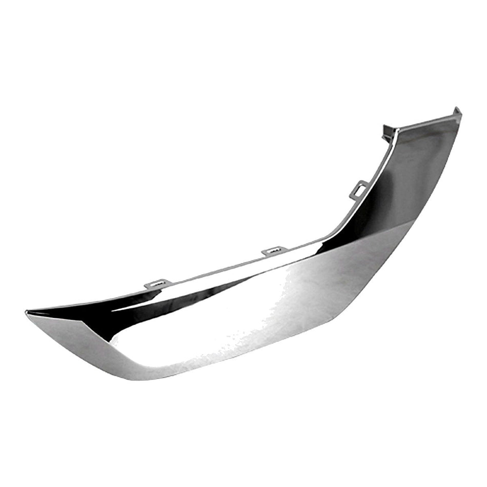 2022-2024 Mitsubishi Outlander Bumper Molding Front Passenger Side Chrome Without Fog Light Hole For Es Models – MI1039134