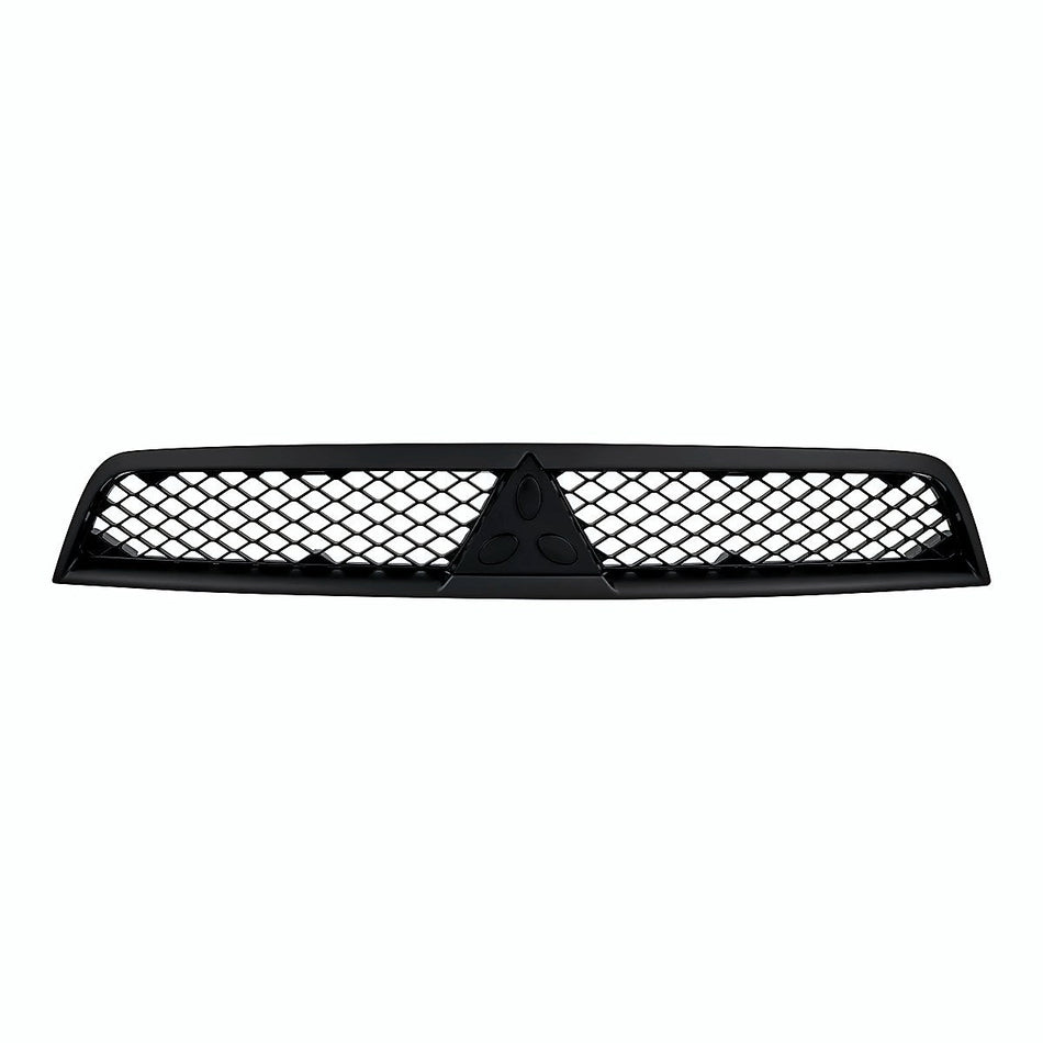 2008-2015 Mitsubishi Lancer Grille Black Exclude Evolution Models – Front View (MI1200254)