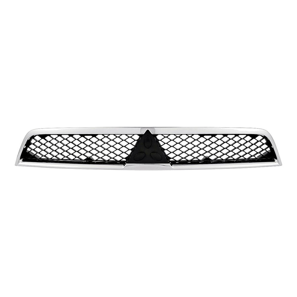 2008-2015 Mitsubishi Lancer Grille Chrome/Black Exclude Evolution Models – MI1200255