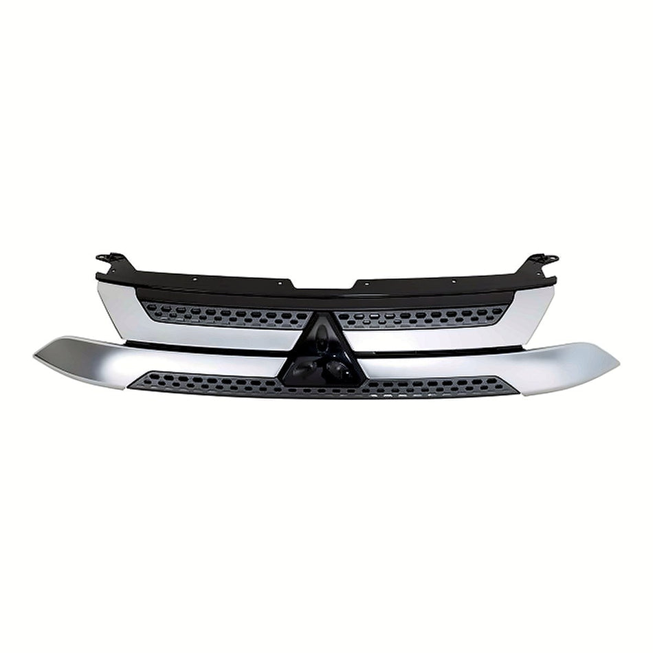 2019-2020 Mitsubishi Outlander Grille Front Chrome/Argent Without Emblem – Front View (MI1200276)
