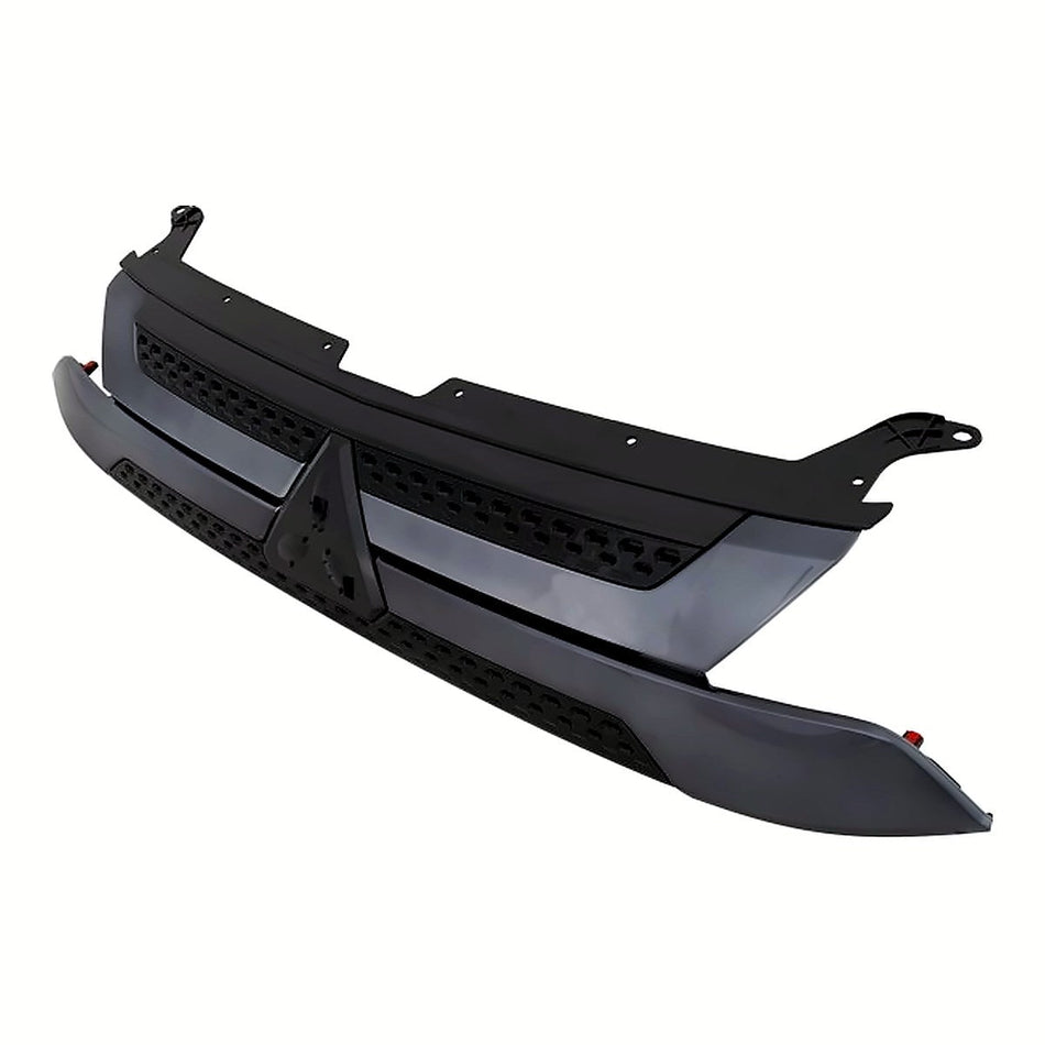 2019-2020 Mitsubishi Outlander Grille Front Black Dark Chrome – Side View (MI1200277)