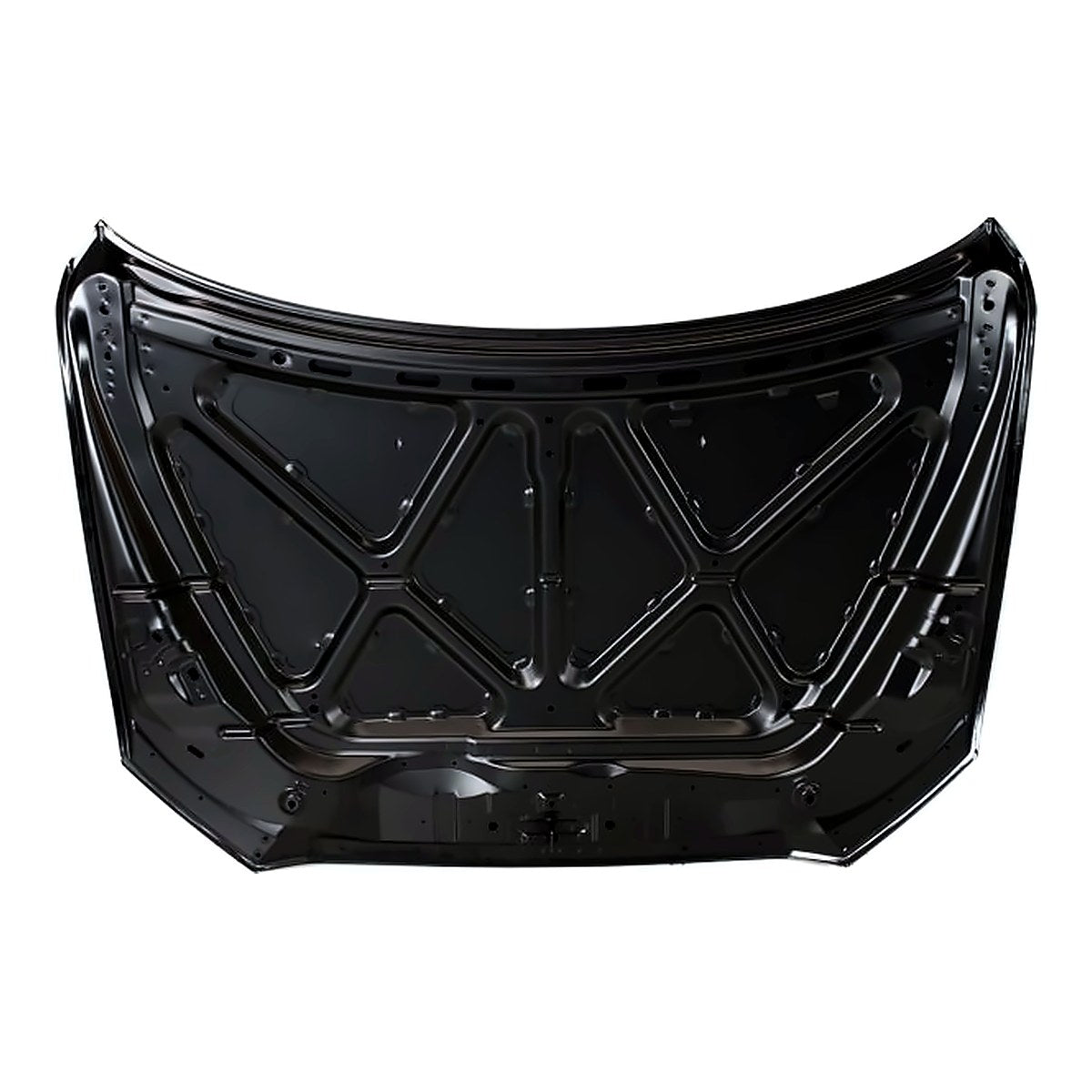 2008-2017 Mitsubishi Lancer Hood Without Turbo Steel – Back View (MI1230213)