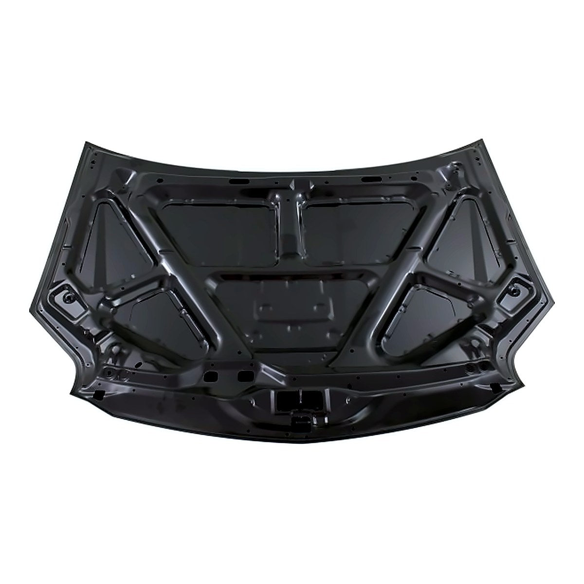 2008-2012 Mitsubishi Galant Hood With Ralliart Steel – Back View (MI1230218)