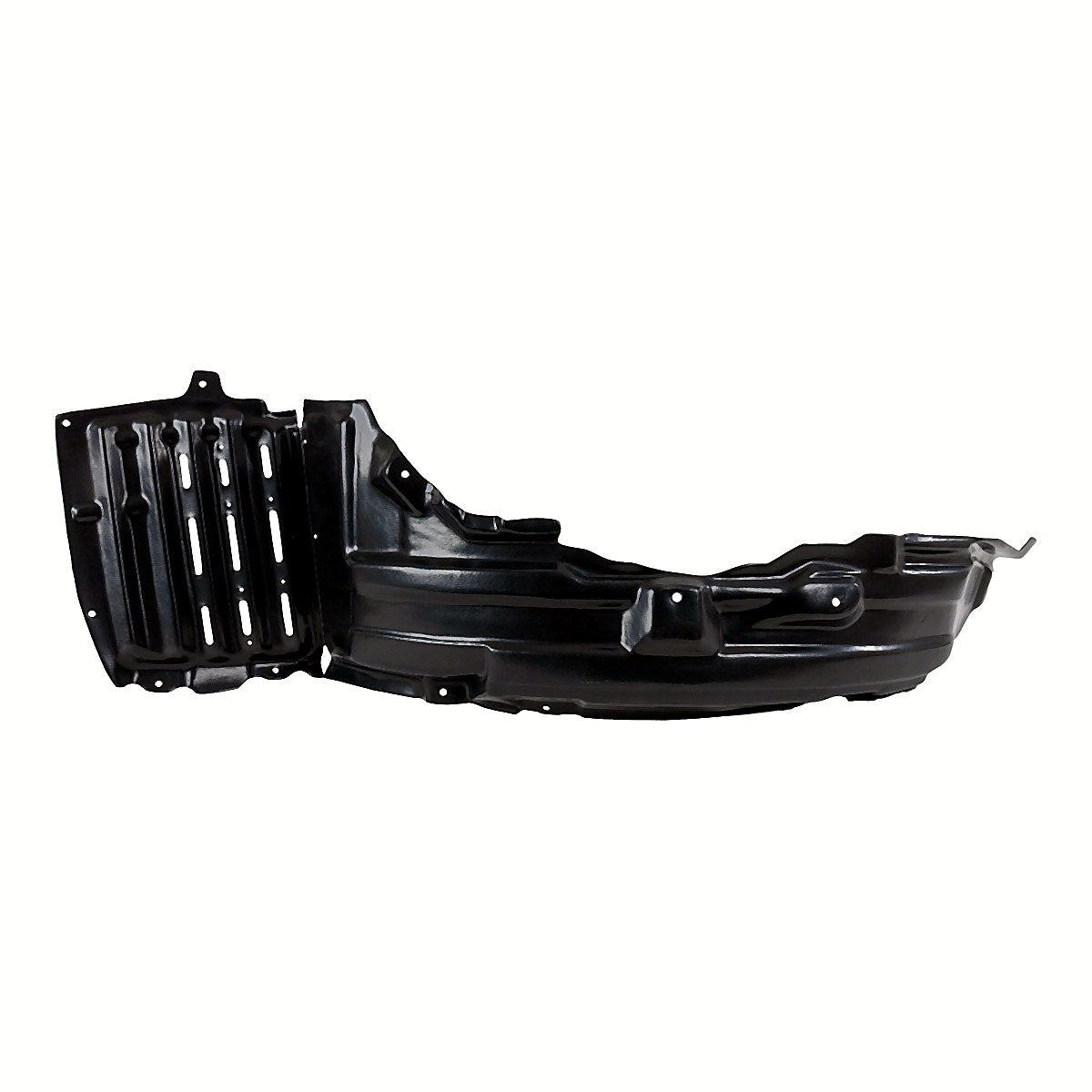 2008-2009 Mitsubishi Lancer Fender Liner Front Driver Side Exclude Evolution Models – Side View (MI1248121)