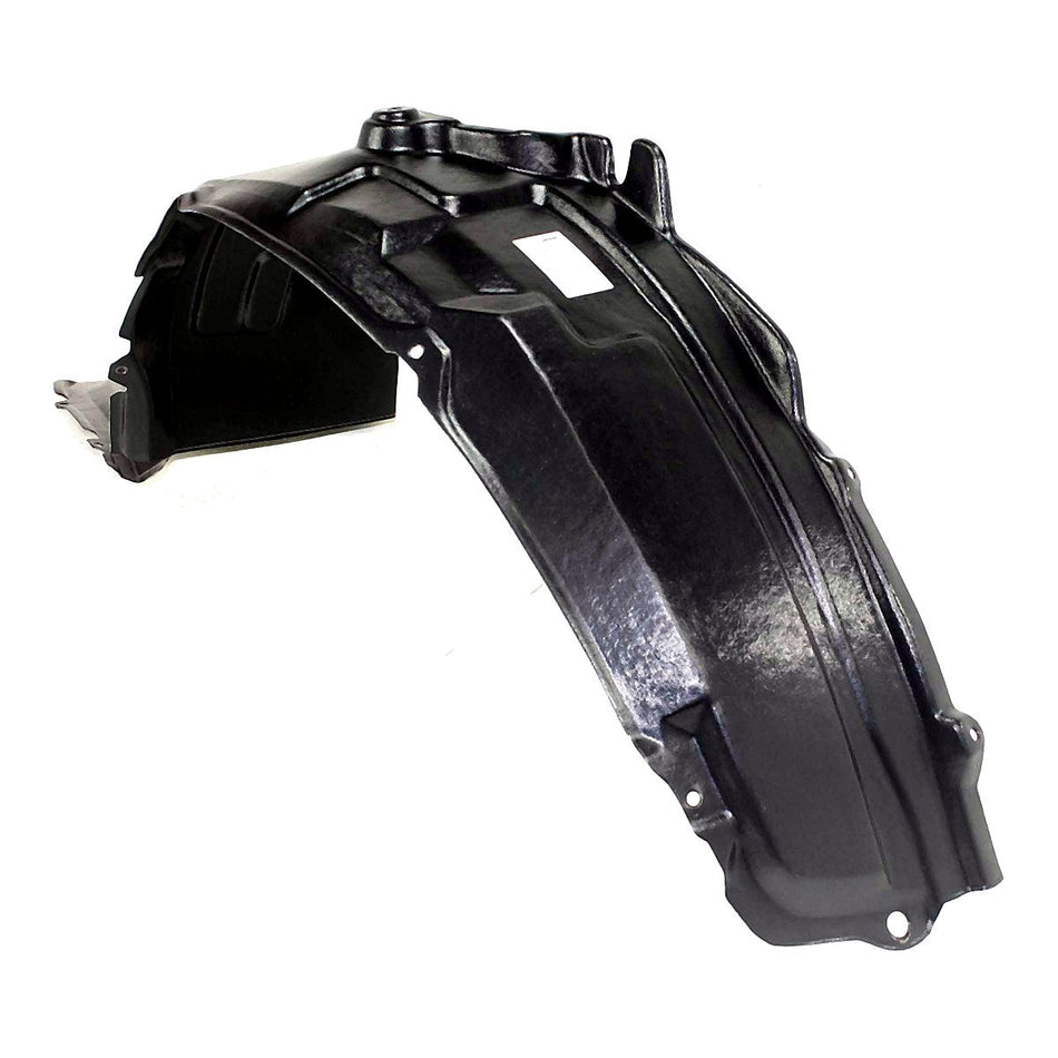 2007-2012 Mitsubishi Eclipse Spyder Convertible Fender Liner Front Driver Side - side angle, Part MI1250107
