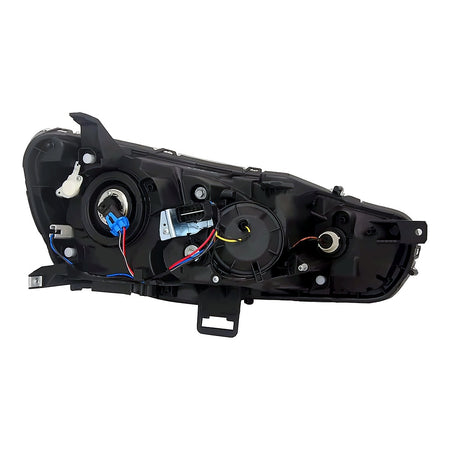 2010-2013 Mitsubishi Outlander Headlight Driver Side Halogen Exclude Sports – Back View (MI2502157)