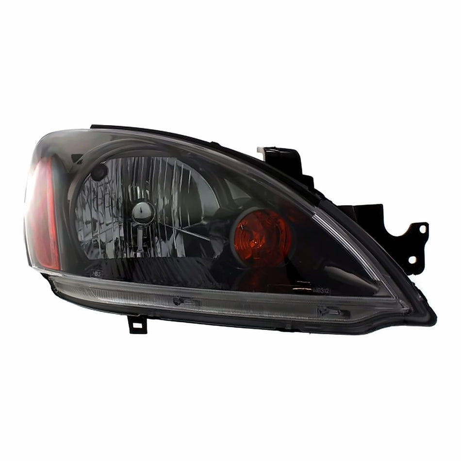 2004-2006 Mitsubishi Lancer Headlight Passenger Side Black Bezel For Ralliart Model – Front View (MI2503135)