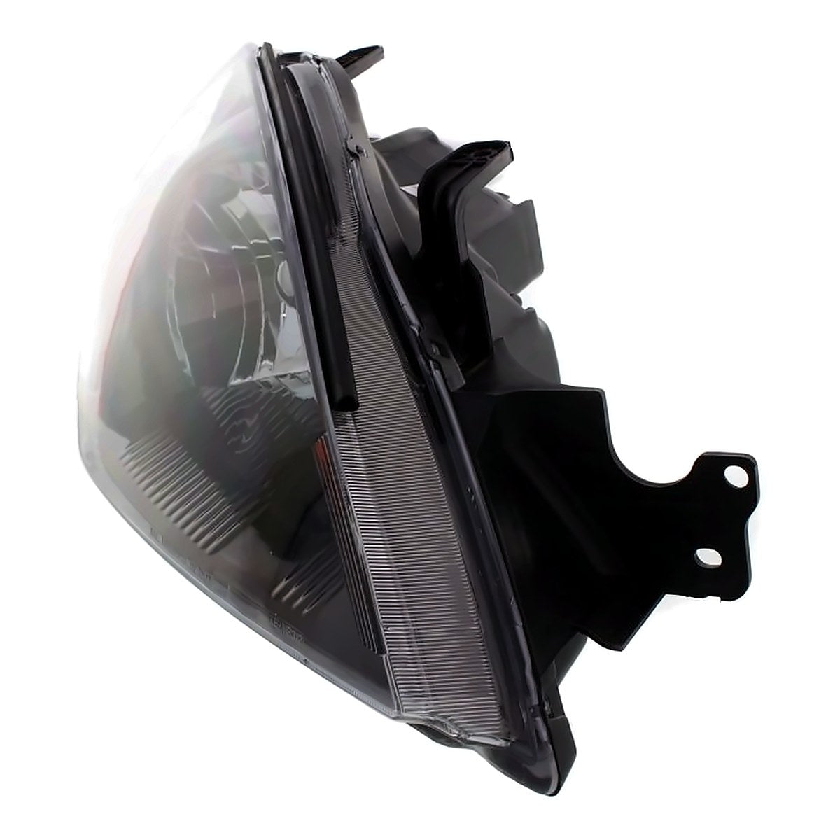 2004-2006 Mitsubishi Lancer Headlight Passenger Side Black Bezel For Ralliart Model – Detail View (MI2503135)