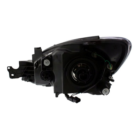 2004-2006 Mitsubishi Lancer Headlight Passenger Side Black Bezel For Ralliart Model – Close-Up View (MI2503135)