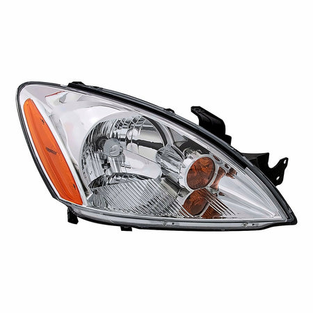 2004-2007 Mitsubishi Lancer Headlight Passenger Side Chrome Bezel Exclude Ralliart – Front View (MI2503136)