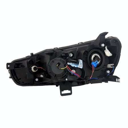 2010-2013 Mitsubishi Outlander Headlight Passenger Side Halogen Exclude Sports – Back View (MI2503157)