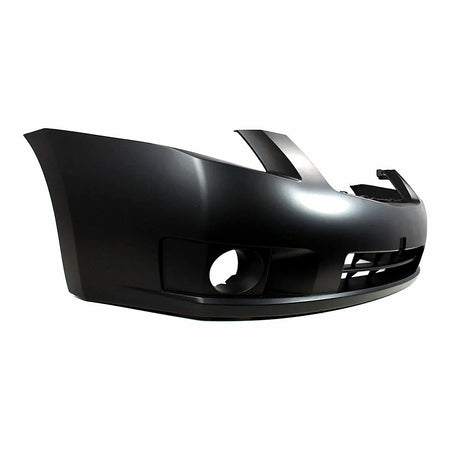 2007-2009 Nissan Sentra Bumper Front Primed 2.0L With Fog Light Hole Exclude Sr Model_NI1000241-2