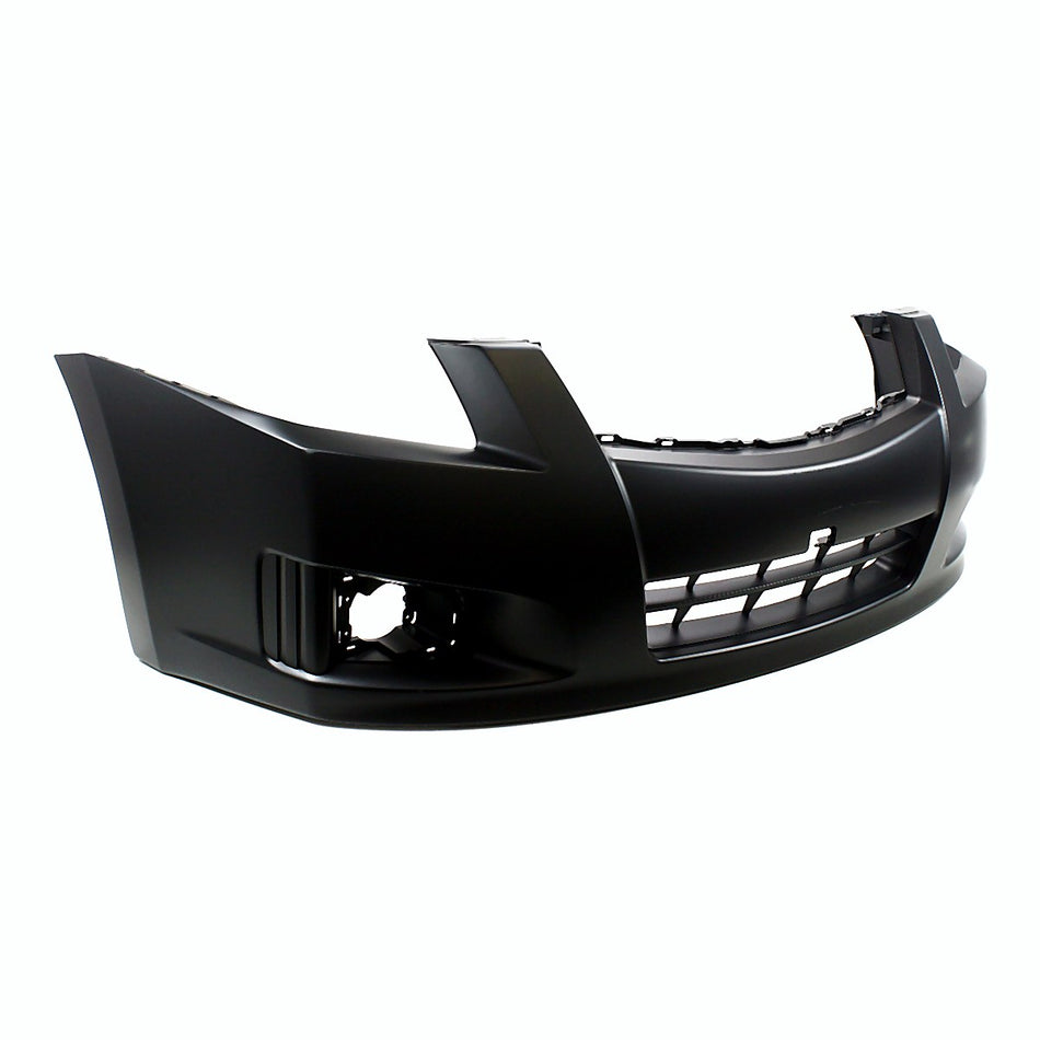 2009-2012 Nissan Sentra Bumper Front Primed Fits 2.5L All/2.0L Sr With Fog Light Hole_NI1000262-2
