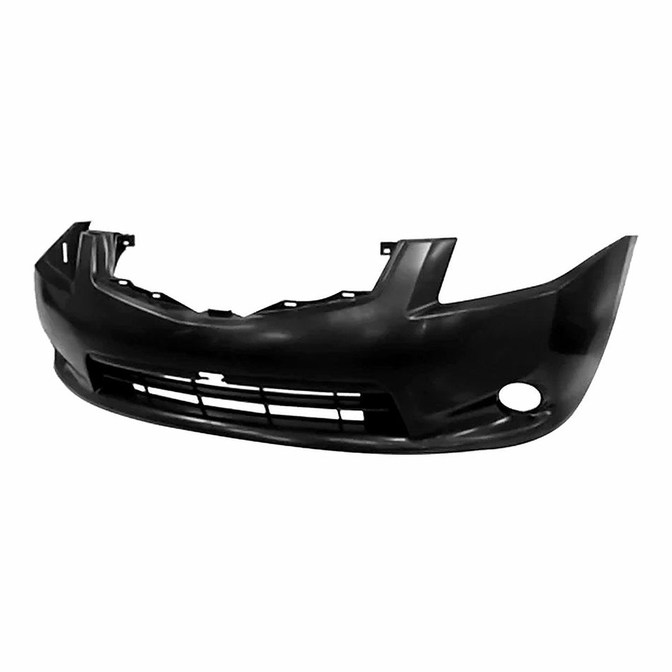 2010-2012 Nissan Sentra Bumper Front Sl Model Primed With Fog Light Hole_NI1000278