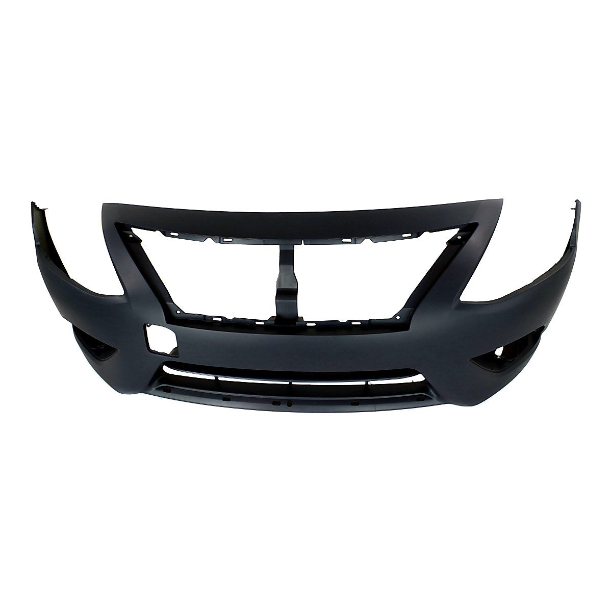 2015-2019 Nissan Versa_Sedan Bumper Front Primed With Chrome Moulding Ptm_NI1000300-3