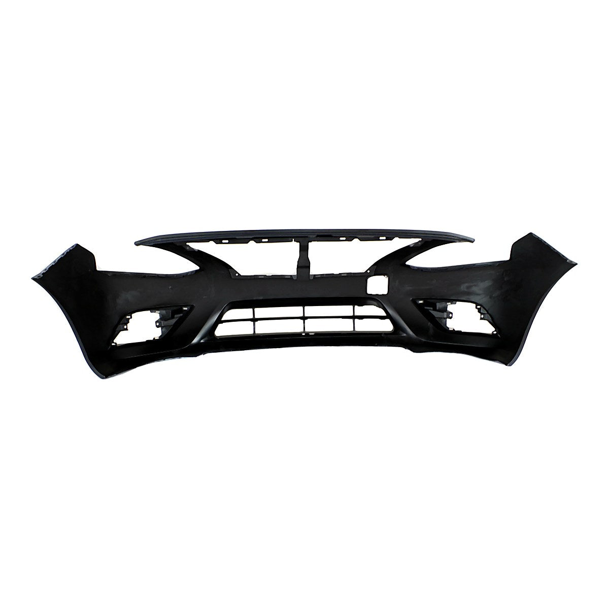 2015-2019 Nissan Versa_Sedan Bumper Front Primed With Chrome Moulding Ptm_NI1000300-4