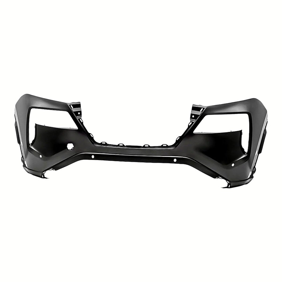 2021-2023 Nissan Rogue Bumper Front Primed With 6 Park Assist Sensor Holes Japan Built Fits 21-22 Platinum Models / 23 All Models_NI1000342