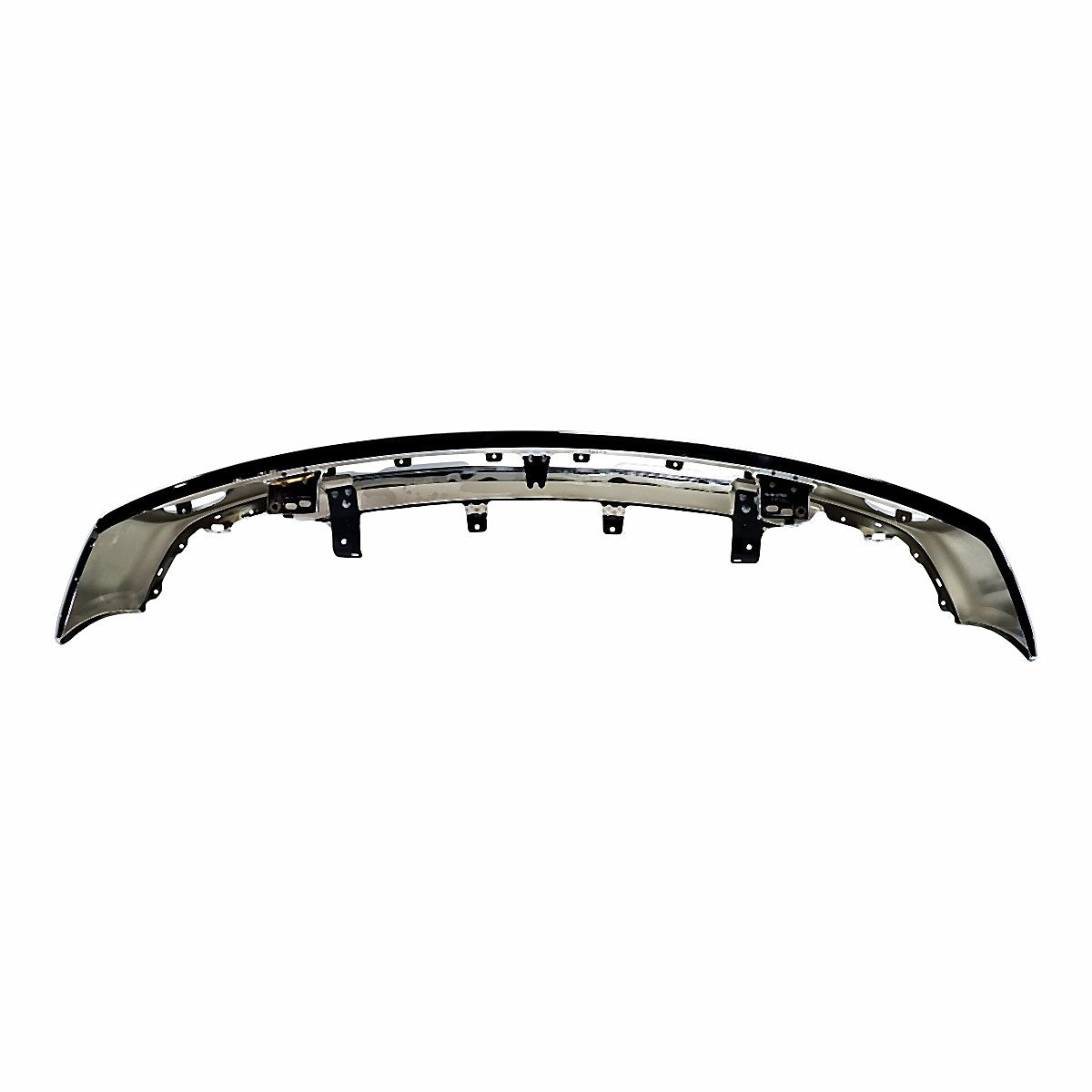 2005-2008 Nissan Frontier Bumper Face Bar Front Chrome With Fog Light Hole Without Off Road Steel_NI1002138-3